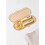 (Spoon + fork + box) Baby learning to eat training bendable fork spoon 9
