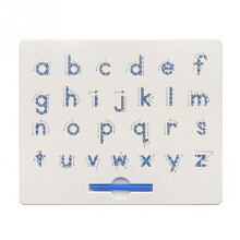 (Lower Case letter) Kids Magnetic Letter Board Alphabet Number Magnets Tablet Drawing Board Learning Toy