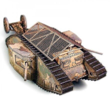Paper Model No 33 Mark I United Kingdom Tank 1:50 Tank Diy Paper Models Kids Toy Lbuilding Kits