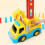 Wooden Blocks Domino Game Toy Automatic Engineering Vehicle 4