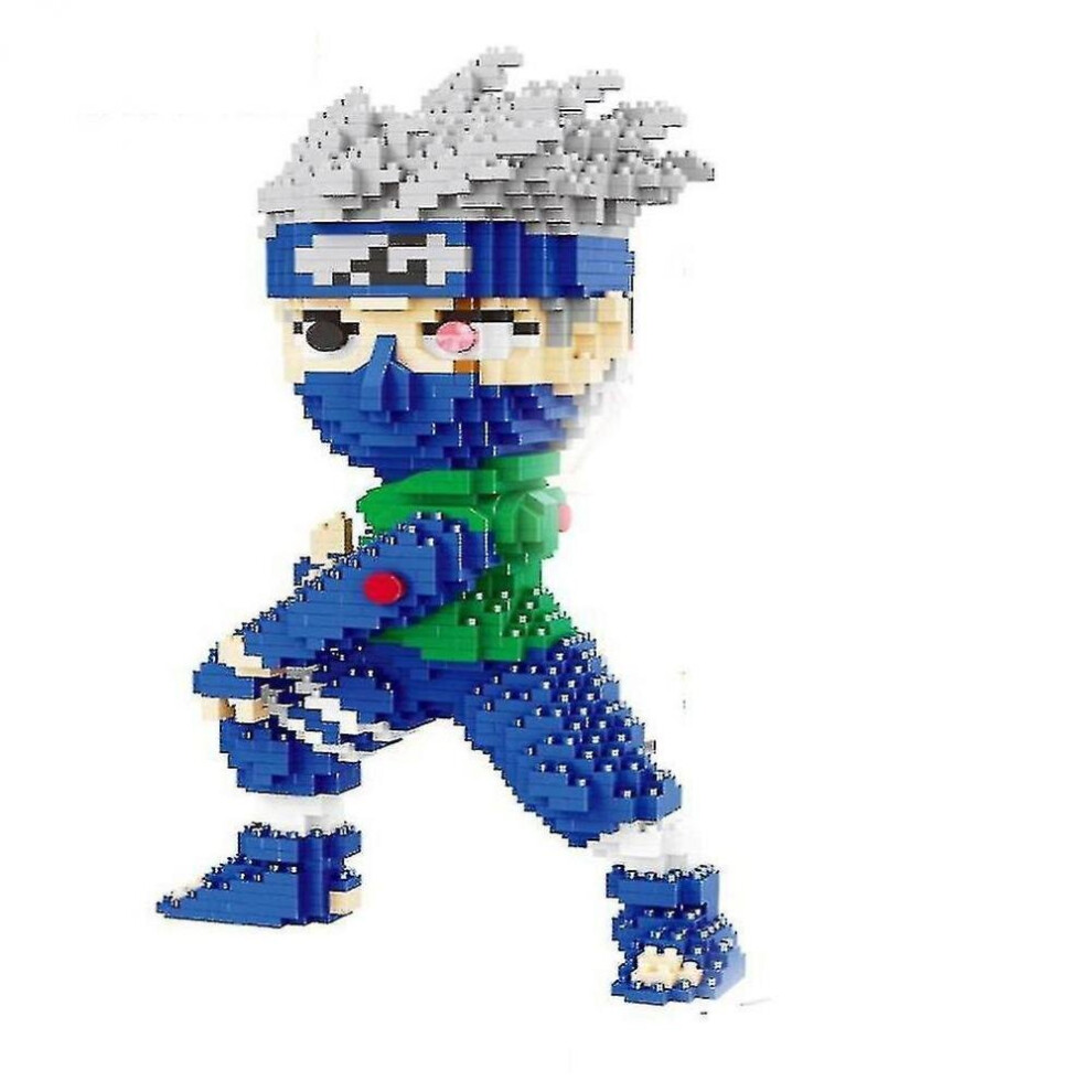 Naruto Kakashi Building Blocks Puzzle Micro 3D Figures Educational Brick Toys