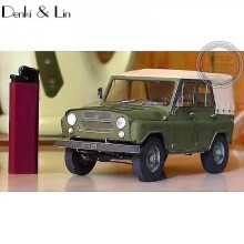 1:25 Diy 3D Russia Uaz 469 Off Road Military Model War Assemble Hand Work Puzzle Game|paper Model