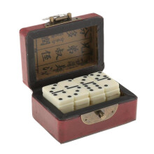 Wooden Blocks Dominoes Set Traditional Classic Party Table Board Game Toy For 2 4 Players|domino