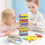 Colored Stacking Game Wooden Building Blockstower Board Games 2