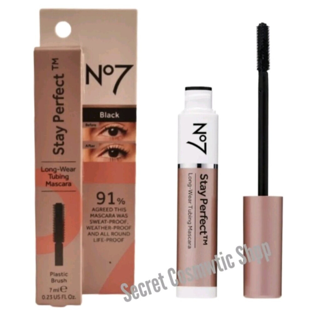 No7 Stay Perfect Long-Lasting Mascara 7ml BLACK