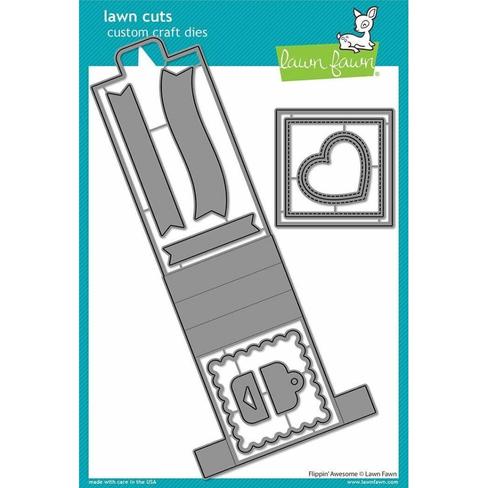 Matrices De D Coupe Personnalis Es Lawn Fawn Flippin' Awesome-image