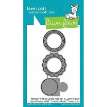 LAWN FAWN Lawn Cuts Custom Craft Die-Reveal Wheel Circle Add-On Silber