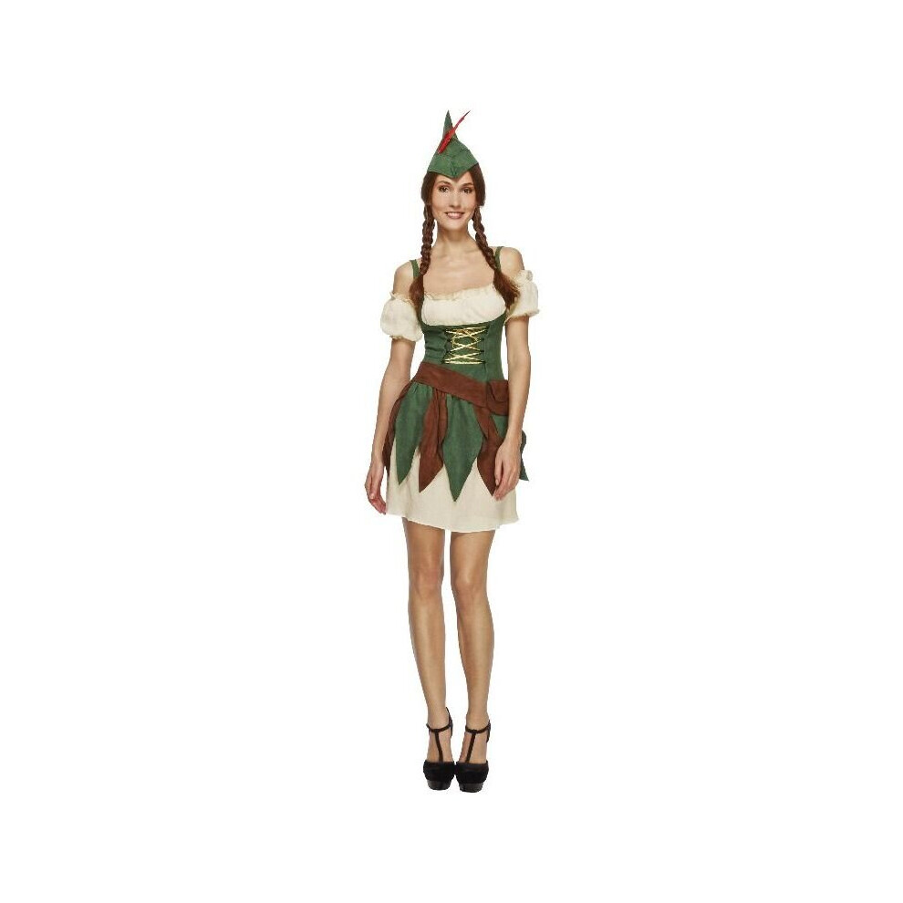 (Medium) Fever Outlaw Warrior Costume Green