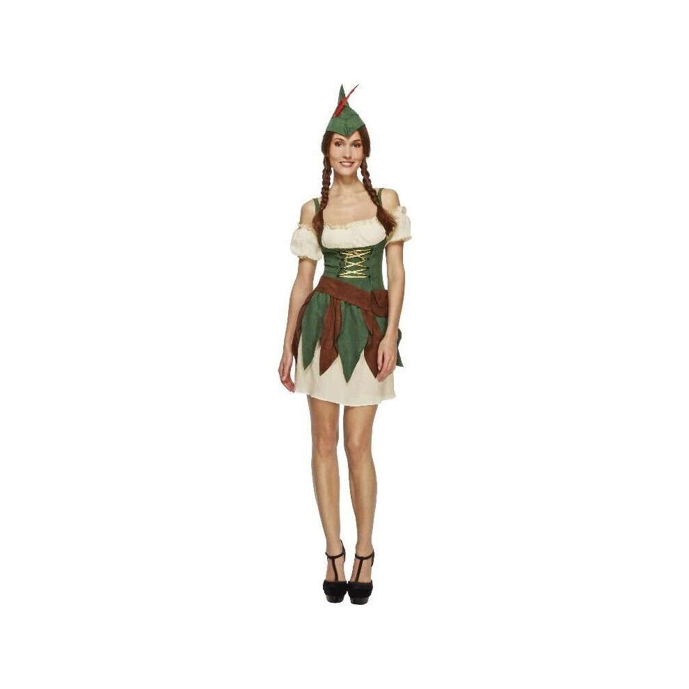 Smiffy's (Medium) Fever Outlaw Warrior Costume Green