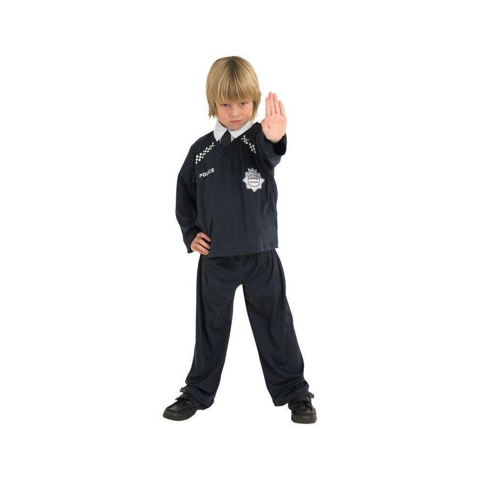 (Large - XL) Kids Police Officer