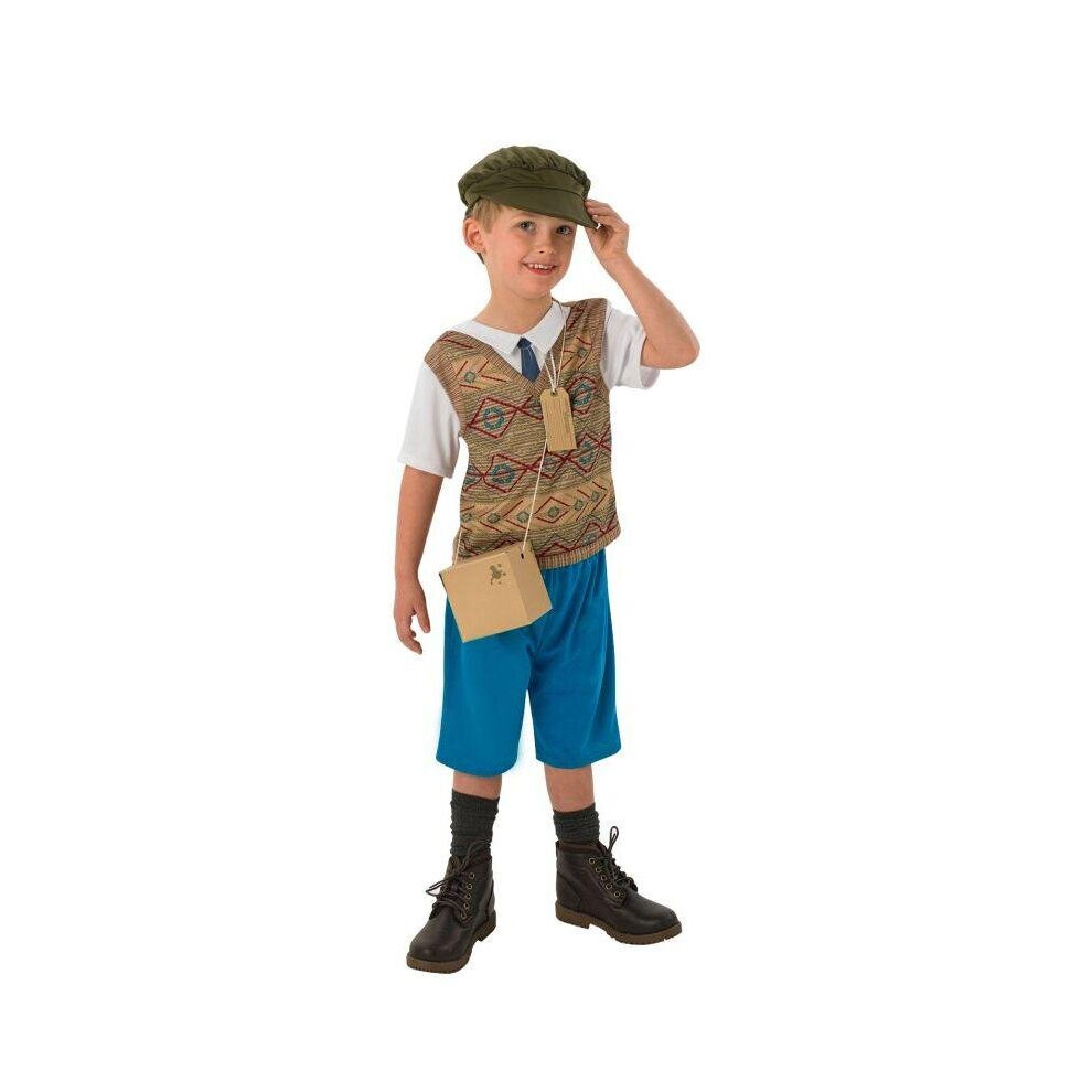 (XL) Evacuee Boy Childrens Fancy Dress Costume