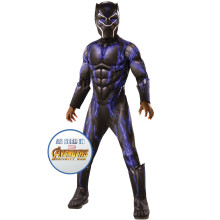 (Large) Black Panther Battle Deluxe Boys T'Challa Light Up Costume