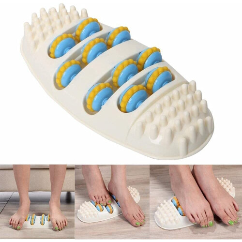 Manual Foot Massager Roller Pain Relief Massage Reflexology Tool 2