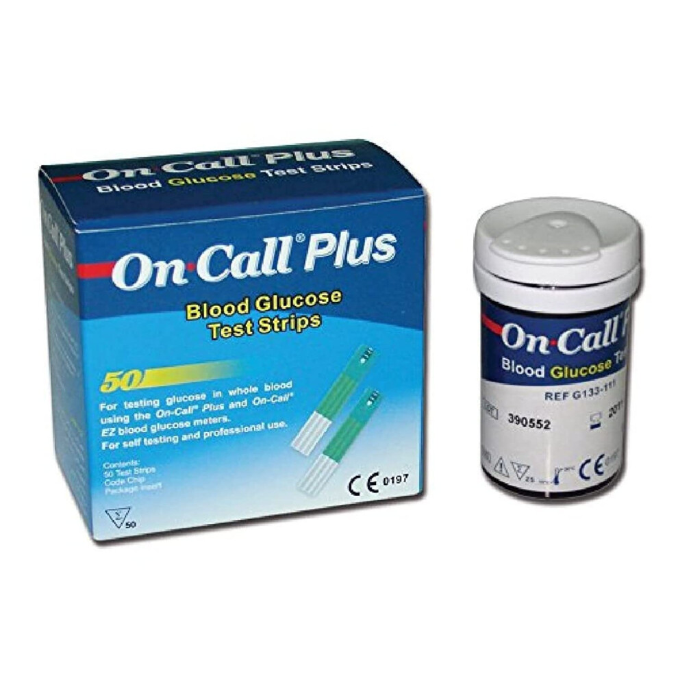 On Call Plus Blood Glucose 50 Test Strips