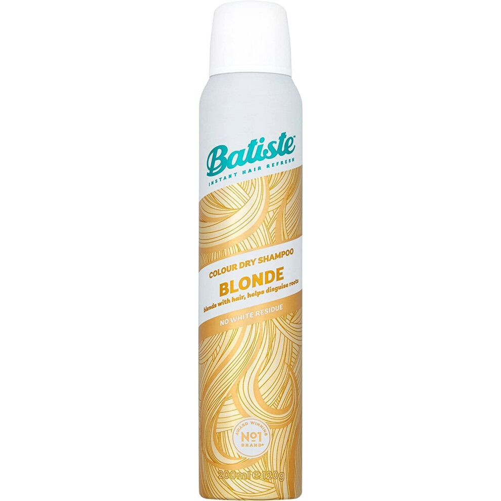 Batiste Dry Shampoo 200ml Pack of 6 Brilliant Blonde