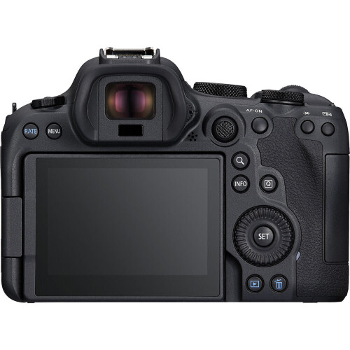 Canon Canon EOS R6 Mark II Mirrorless Camera (Body Only) - 24.2MP FF, DIGIC X, 40fps, 4K60, 8-stop IBIS, Dual Slots, AF (eyes/face/animal/vehicle) 1