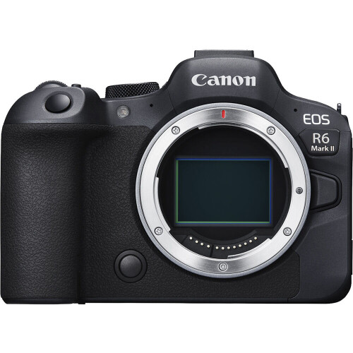 Canon Canon EOS R6 Mark II Mirrorless Camera (Body Only) - 24.2MP FF, DIGIC X, 40fps, 4K60, 8-stop IBIS, Dual Slots, AF (eyes/face/animal/vehicle)