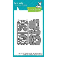 Lawn Fawn Dies - Tiny Gift Box Raccoon and Fox Add-on (LF1826)
