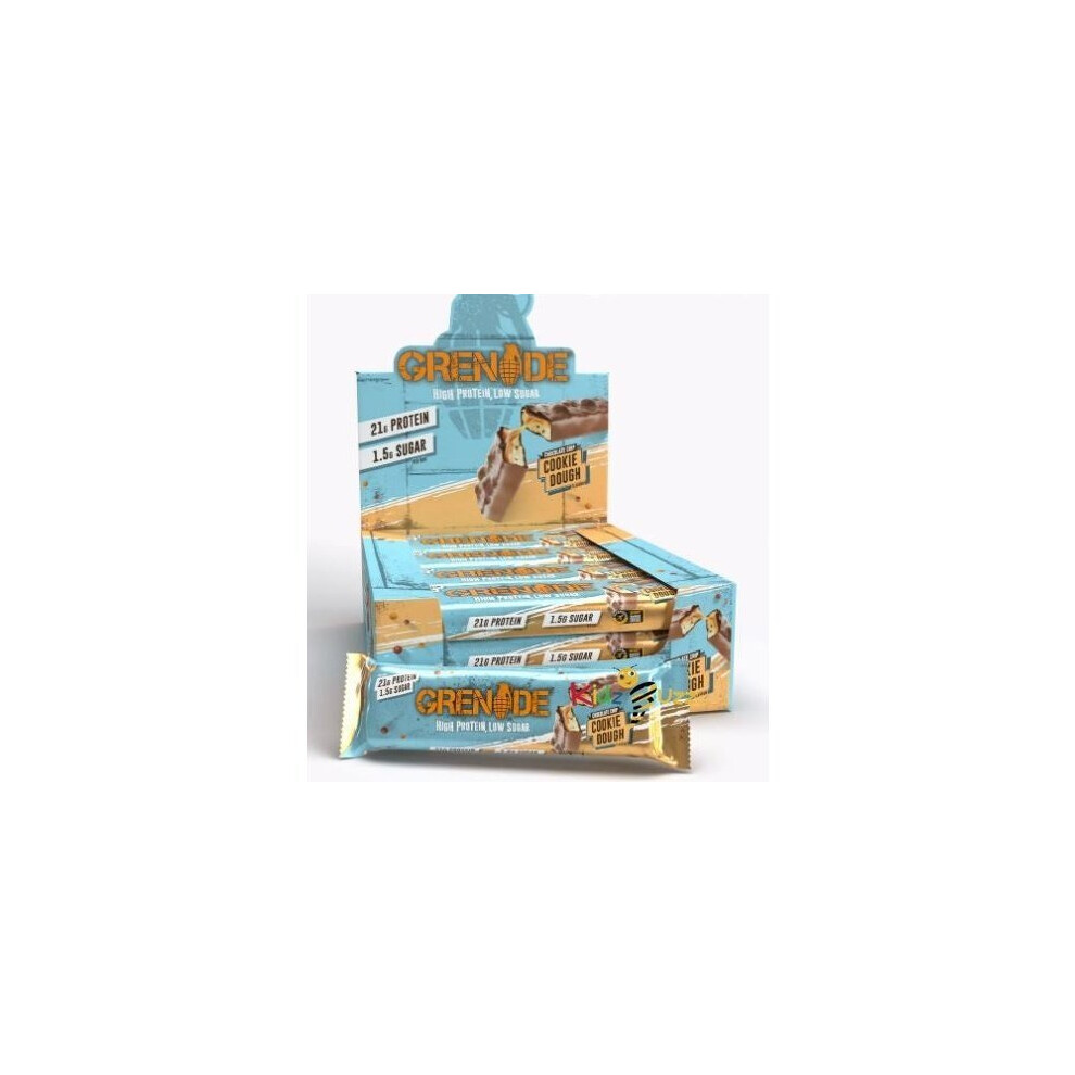 (Pack Of 6) Grenade Chocolate Chip Cookie Dough Protein Bar