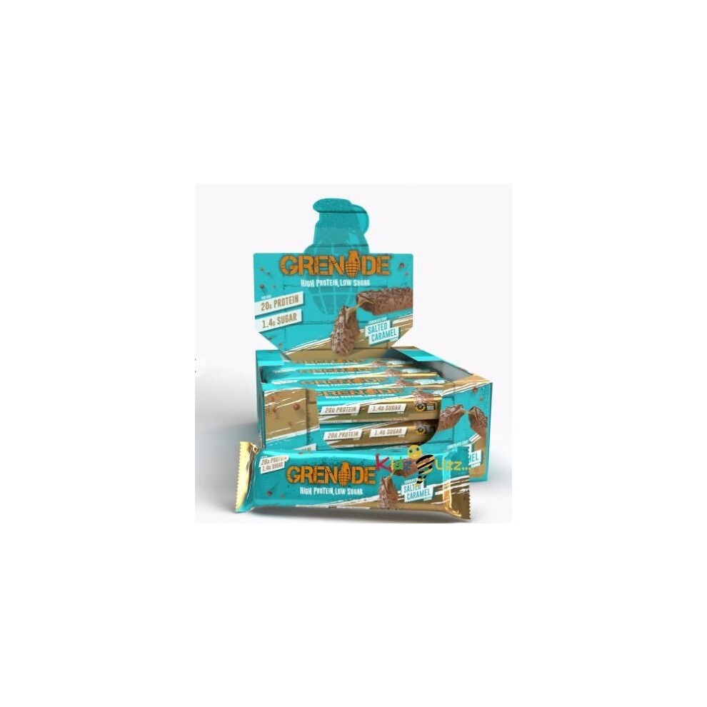 (Pack Of 6) Grenade Chocolate Chip Salted Caramel Protein Bar