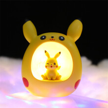 (Pikachu) Pokemon Resin Night Light Hand Painted Lamp
