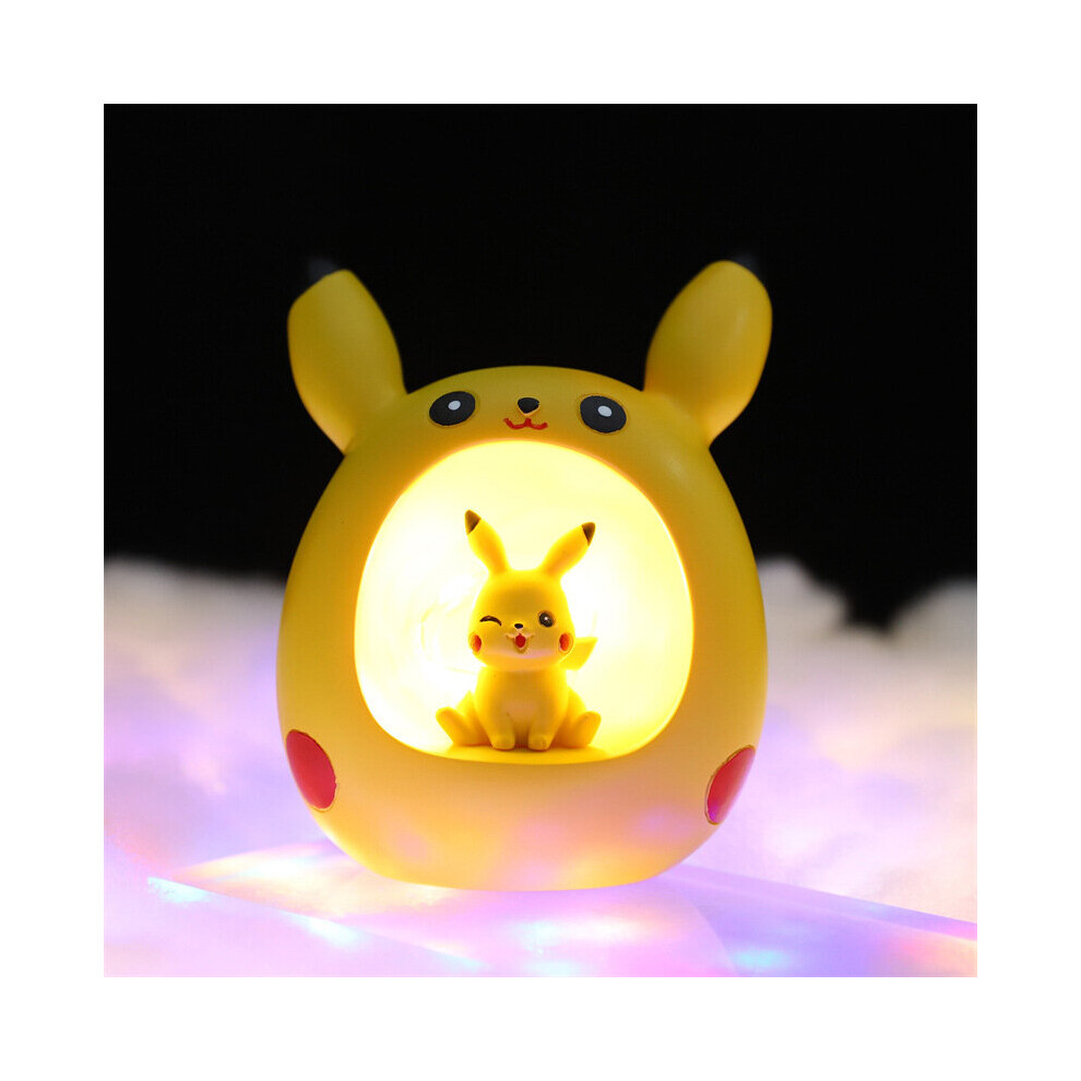 (Pikachu) Pokemon Resin Night Light Hand Painted Lamp