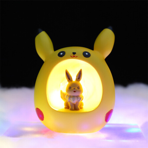 (Eevee) Pokemon Resin Night Light Hand Painted Lamp