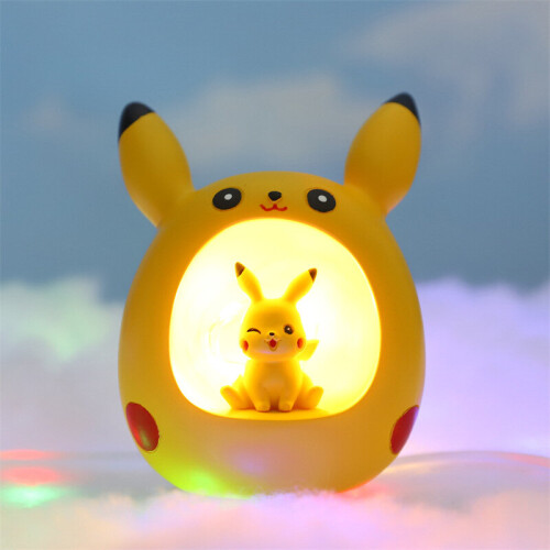(Pikachu) Pokemon Resin Night Light Hand Painted Lamp 1