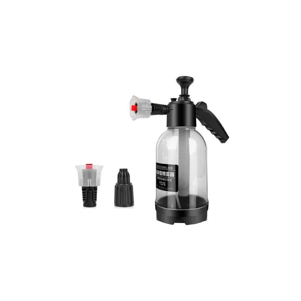 2L Hand Pump Foam Sprayer With 2 Types Of Nozzle Hand Pneumatic Foam Cannon Snow Foam Car Wash Spray Bottle Car Window Cleaning 5000022656297