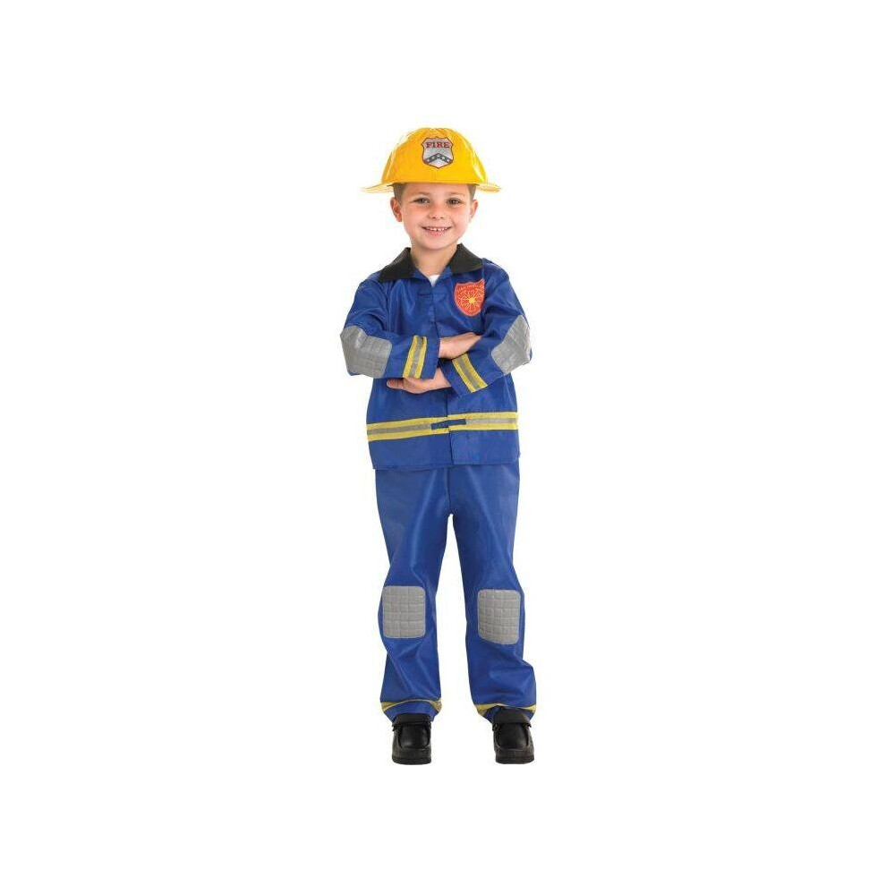 (Small) Fireman Fancy Dress Childs Costume