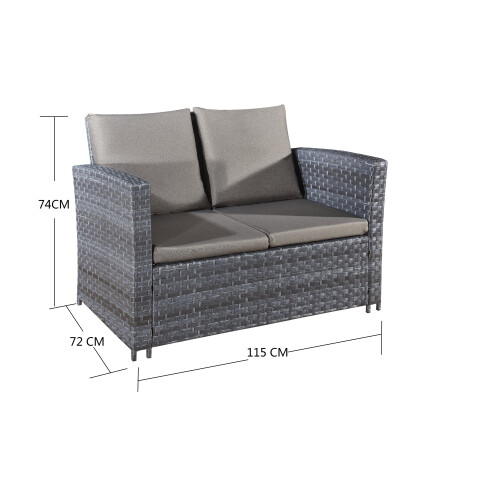 Garden Furniture Rattan Lounge Sofa Acorn Fourseater Lounge set on OnBuy