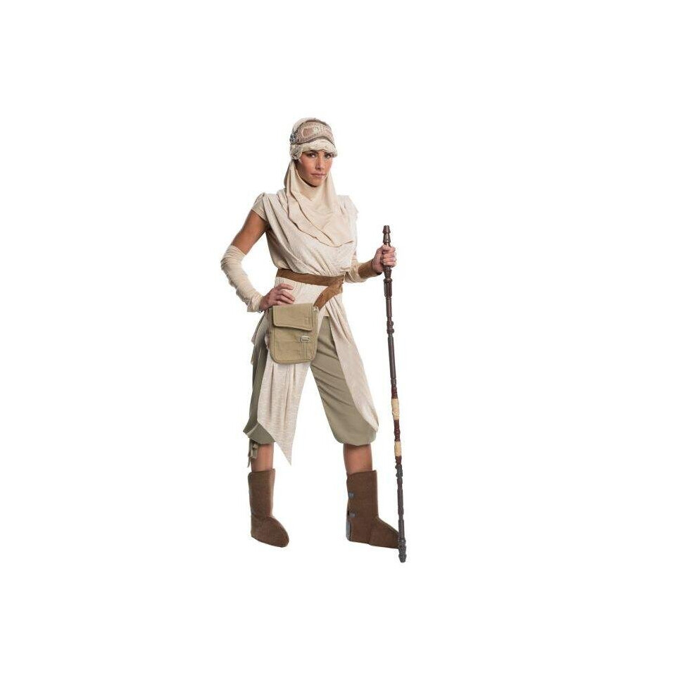 Rubies (Small) Womens Star Wars Episode Vii: The Force Awakens Grand Heritage Rey Costume Beige
