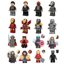 (Style A) 16pcs Avengers Marvel Mini Figures Ironman Spiderman Fit Lego