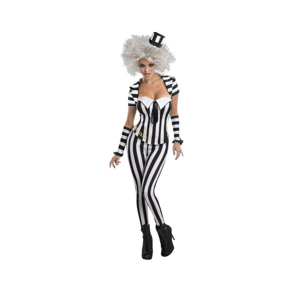 (XS) Secret Wishes Womens Beetlejuice Corset Style Costume