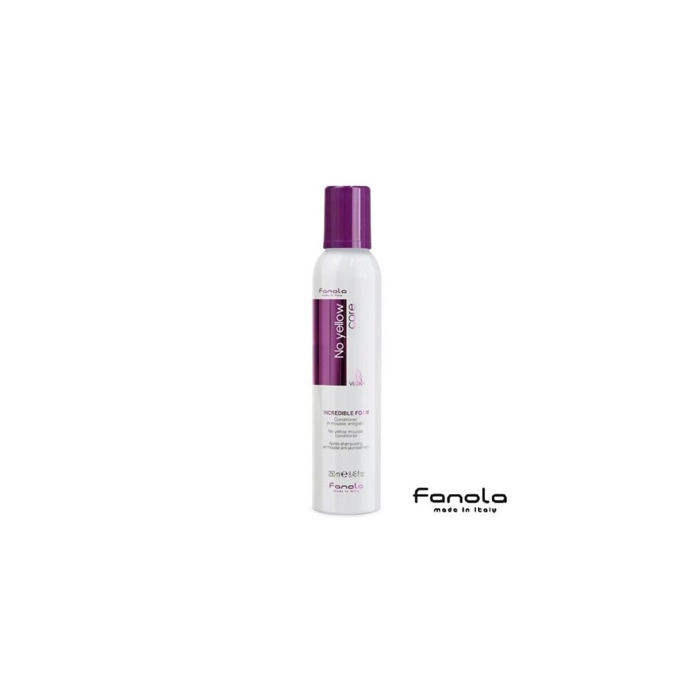 Fanola No Yellow Incredible Foam- Conditioner For Blonde Hair 250ml