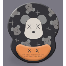 (black) Cute mouse pad wrist guard 3d silicone wrist guard