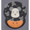 (black) Cute mouse pad wrist guard 3d silicone wrist guard 1