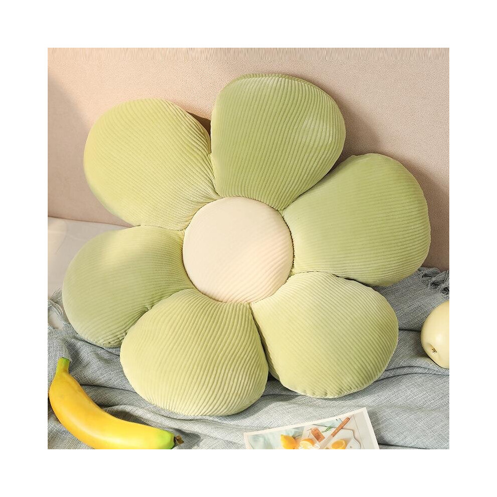 (Green) Sunflower Petal Cushion Flower Cushion-image-OPC-PBB82CV-NEW