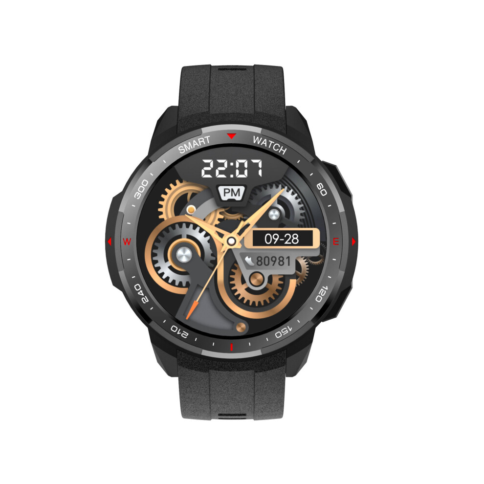 (Black) Mt12 Smart Watch Fitness Tracker Heart Rate Health Monitoring Sport Smartwatch Black 768649786180