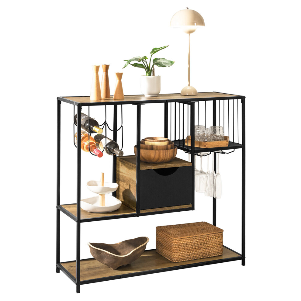 SoBuy FSB56-F, Kitchen Dining Room Storage Shelf Sideboard Side Table