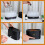 (Black) Flame Fire Humidifier Aromatherapy diffusers 6