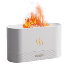 (White) Flame Fire Humidifier Aromatherapy diffusers