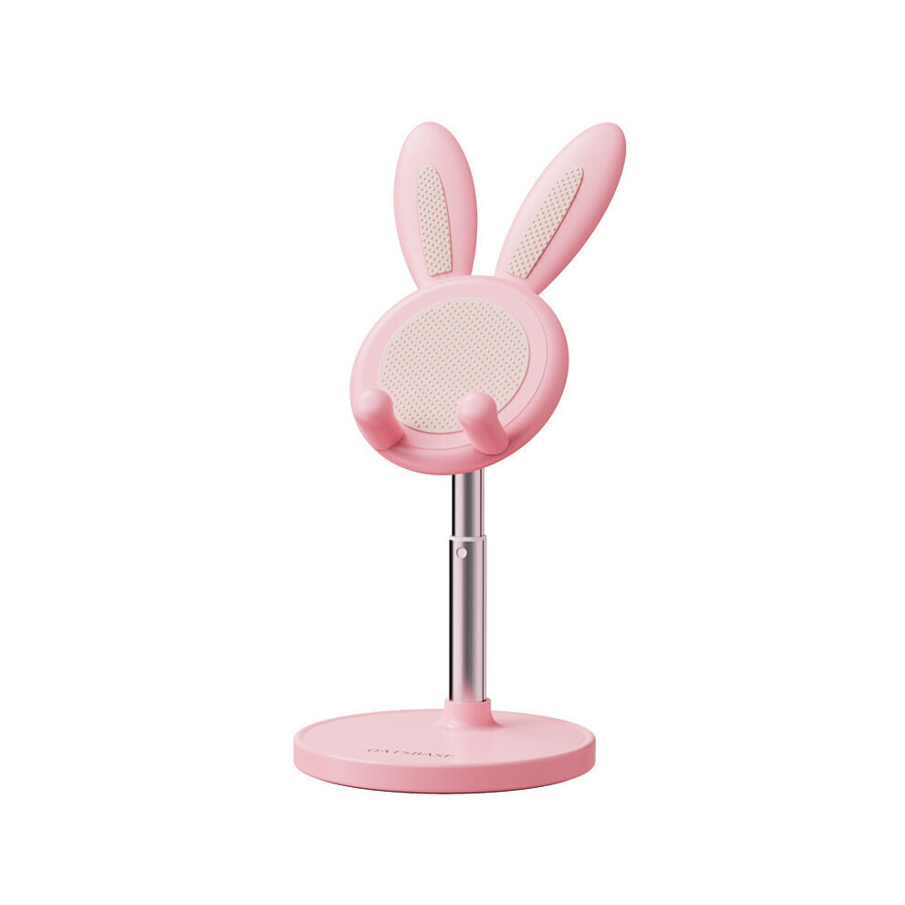 (Pink) Phone Tablet Holder Adjustable Rabbit 12.9 Inches Pink 944407508960