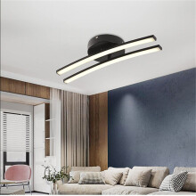 (Black, White) Modern LED Ceiling Chandelier Light Kitchen Living Room Bedroom Pendant Lamp