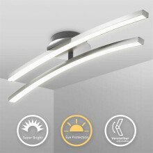 (White, Warm White) Modern LED Ceiling Chandelier Light Kitchen Living Room Bedroom Pendant Lamp