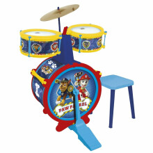 Bateria - PAT PATROUILLE - Pandeiro, dois tambores, címbalo - Para crianças a partir de 3 anos