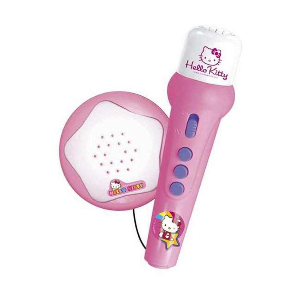 Hello Kitty Karaoke Microphone Fuchsia/Pink