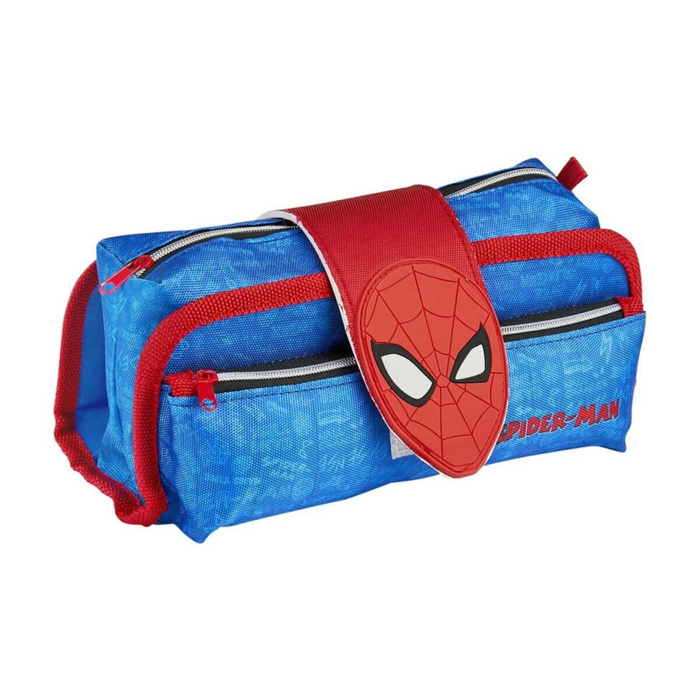 School Case Spiderman Blue (22 x 12 x 7 cm)