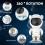 Astronaut Galaxy Projector Starry Night Light Nebula Night Lamp Decor 8