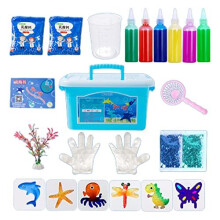 (C) Magic Water Elf, Aqua Fairy Gels Mould Set, Creative 3D Magic Gels Handmade Water Toys For Kids Paint